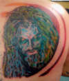 Rob Zombie color portrait tattoo