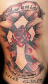 Rose Memorial tattoo
