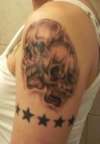 SKULLS & ARMBAND tattoo