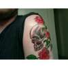 Skull and Roses 2 tattoo