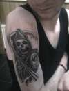 Sons of Anarchy Reaper tattoo
