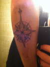 compass rose tattoo