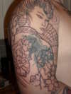 geisha cover up tattoo