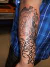 hip hop/graffitti style tattoo