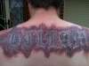 last name tattoo