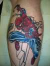 spiderman part 2b tattoo