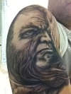 Captain Ahab Right Shoulder tattoo