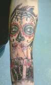 Day of the dead tattoo