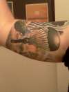Inside of my arm Autum Bombers tattoo