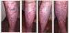 Leg outline tattoo