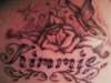 Rose an Butterfly tattoo