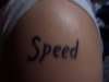 Speed tattoo
