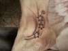 Stars on Ankle tattoo