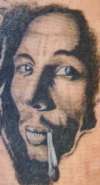 bob marley tattoo