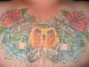 chest piece tattoo