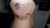 footprints tattoo