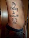 for nothing is impossible with god tattoo