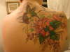 hummingbird and hydrangea tattoo