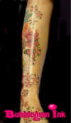 leg concept tattoo