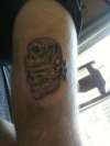 leg tattoo