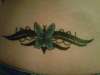 lower back butterfly tat tattoo