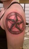 star shield tattoo