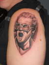 Elton John tattoo