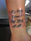 Its Only Forever.. tattoo