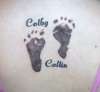 My Boys FootPrints tattoo
