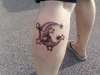 My mean leg tattoo