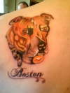 dog tattoo