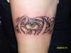 eyeball tribal tattoo