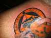 football bagde tattoo
