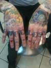 hands and knuckles tattoo
