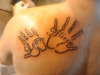 kids hands :) tattoo