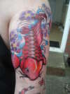 Large koi tattoo