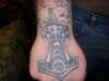 thor's hammer tattoo