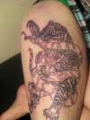 tiger snake tattoo