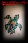turtle full colors tattoo