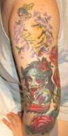 zombie and roses tattoo