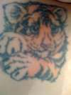 Baby tiger cub tattoo