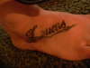 Right Foot tattoo