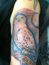 Snow Owl tattoo