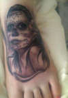 Sugar Skull Lady tattoo