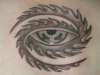 TOOL eye tattoo