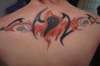 Upper back tattoo