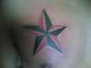 a nautical star tattoo done by jan oliveros