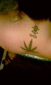 bud leaf / infinity tattoo