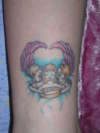 Angels/gold ring tattoo