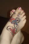 foot piece tattoo